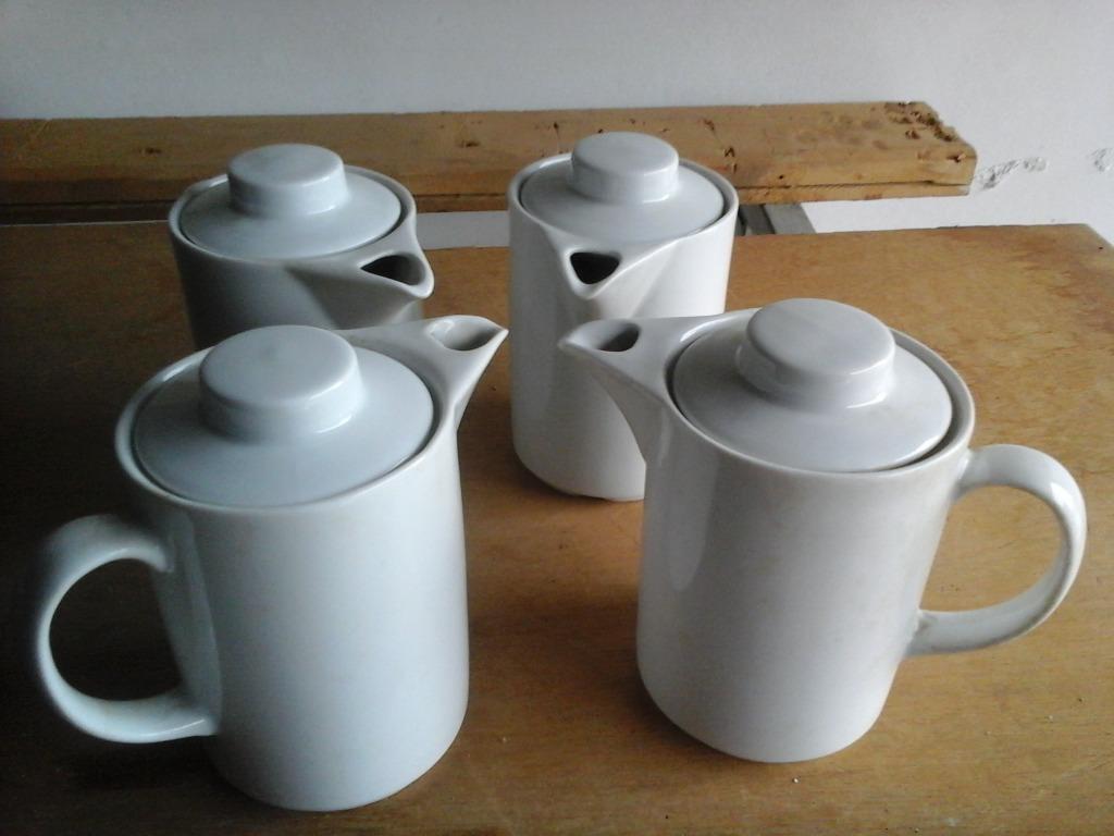 KOFFIEPOTJES (4stuks) - WUNSIEDEL "R", Ophalen of Verzenden, Nieuw, Porselein, Overige typen