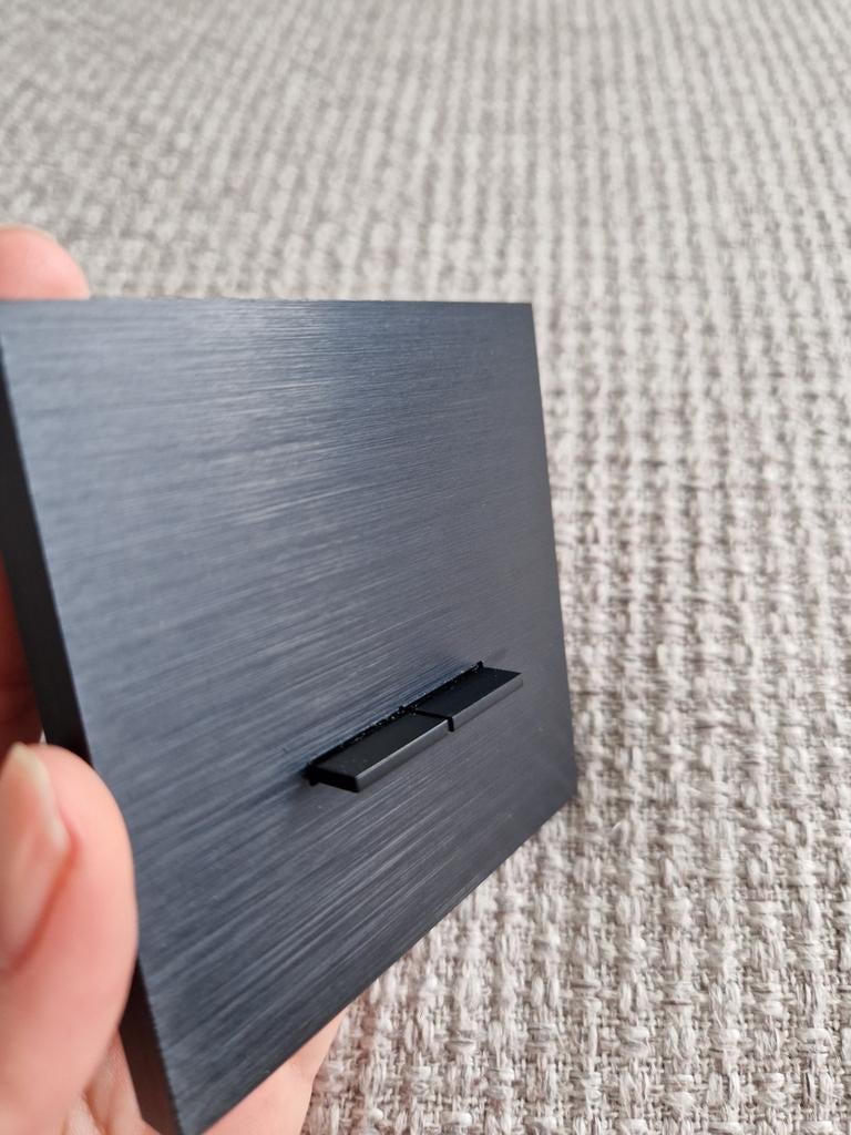 Basalte KNX Chopin Brushed Black schakelaar domotica, Doe-het-zelf en Bouw, Elektriciteit en Kabels, Nieuw, Schakelaar, Ophalen of Verzenden