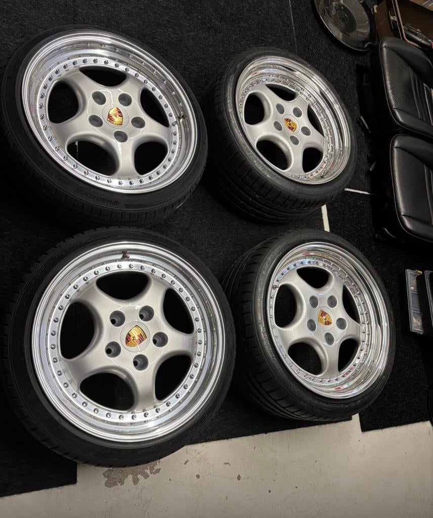 Porsche 964 speedline look / rh p rad velgen 5x130, Auto-onderdelen, Ophalen, Gebruikt, Porsche