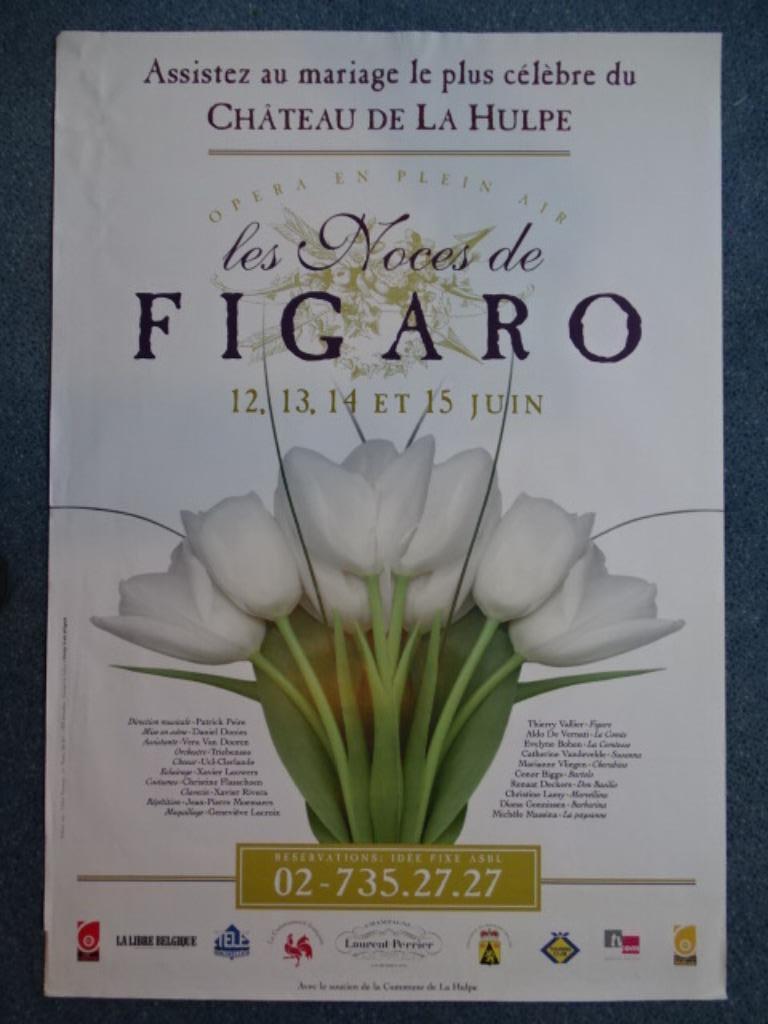 Opera "The Marriage of Figaro" - originele poster - 2003”, Verzamelen, Posters, Gebruikt, Muziek, A1 t/m A3, Rechthoekig Staand