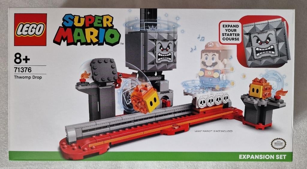 Lego Super Mario 71376 Uitbreidingsset: De val van Thwomp, Ophalen of Verzenden, Nieuw, Complete set, Lego