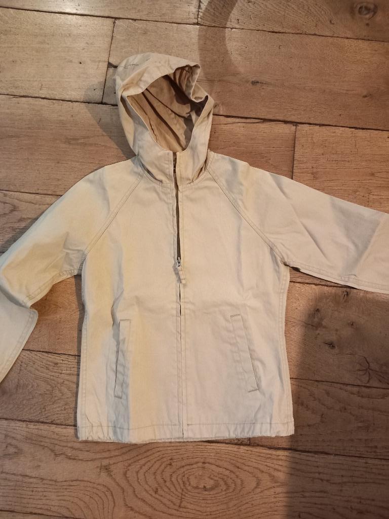 Jas met kap beige 12 jaar Buissonnière, Garçon, Enlèvement ou Envoi, Comme neuf, Manteau