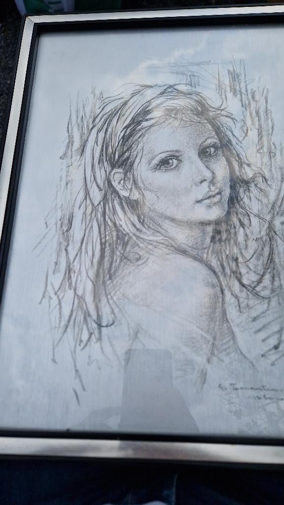 Schilderij Giuseppe Tarantino 1974, Antiek en Kunst, Ophalen