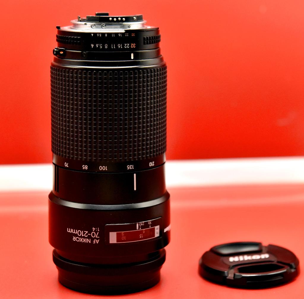Nikon Nikkor AF 70-210 F/4, Audio, Tv en Foto, Fotocamera's Analoog, Zo goed als nieuw, Nikon, Ophalen