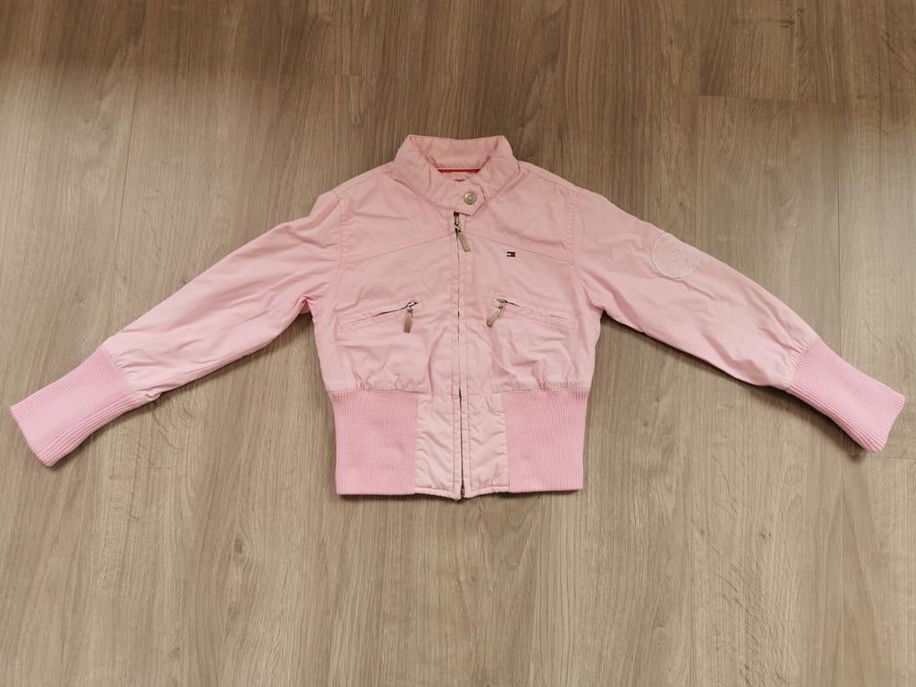 Jasje Tommy Hilfiger - maat 128, Kinderen en Baby's, Kinderkleding | Maat 128, Gebruikt, Meisje, Jas, Ophalen of Verzenden