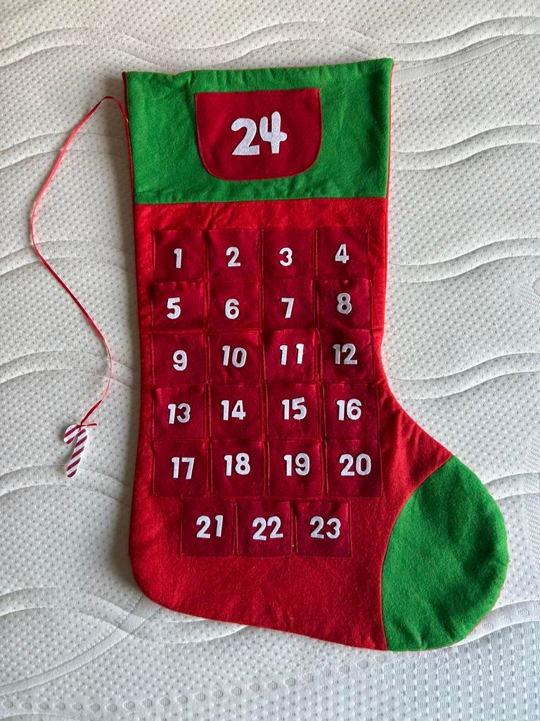 Kerstsok adventskalender, Ophalen of Verzenden
