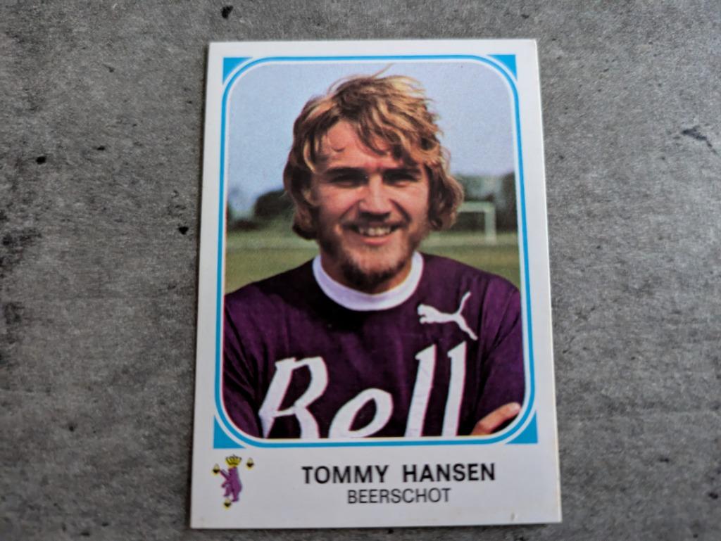 PANINI FOOTBALL 77 Beerschot Tommy Hansen nr 64 sticker, Verzenden, Zo goed als nieuw, Sticker