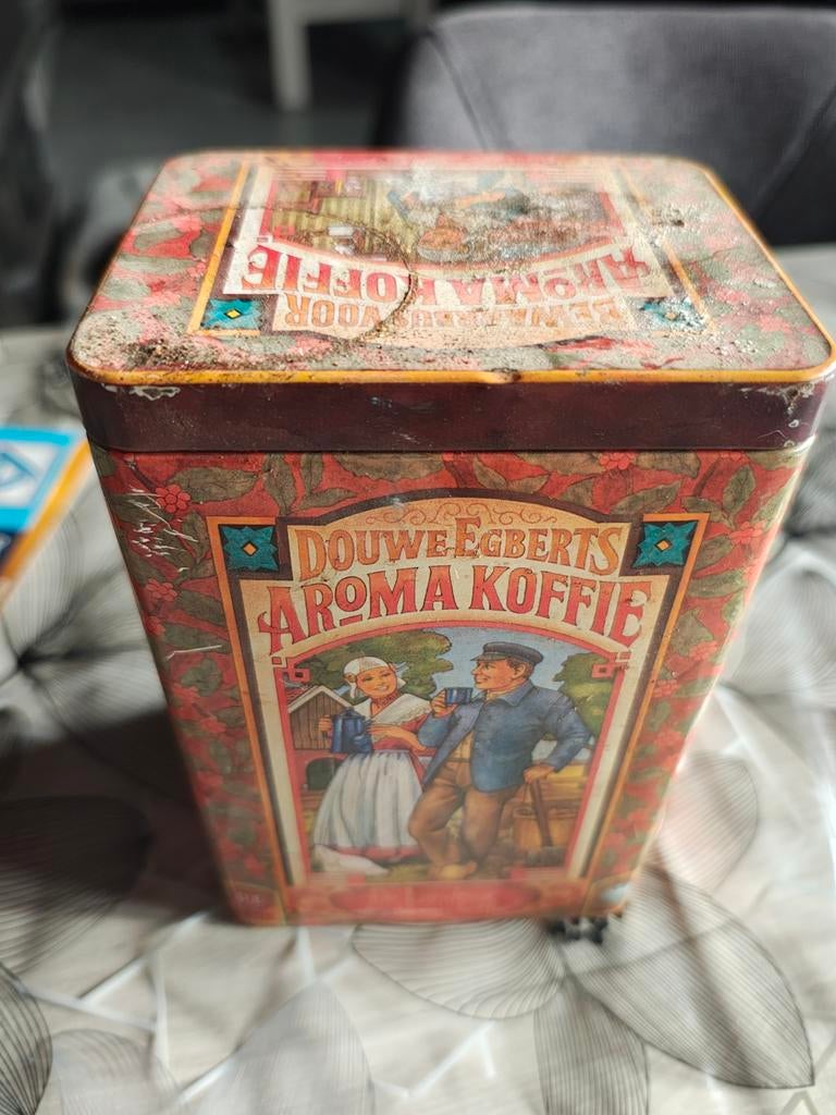 Boîte de café, Collections, Boîte en métal, Enlèvement ou Envoi, Café