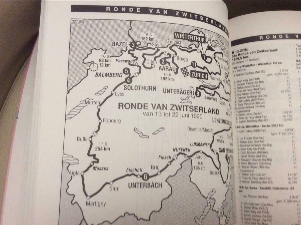 RONDE ZWITSERLAND   ,enz...JAARBOEK.1990 -1991 416. Blz. enz, Enlèvement ou Envoi, Comme neuf
