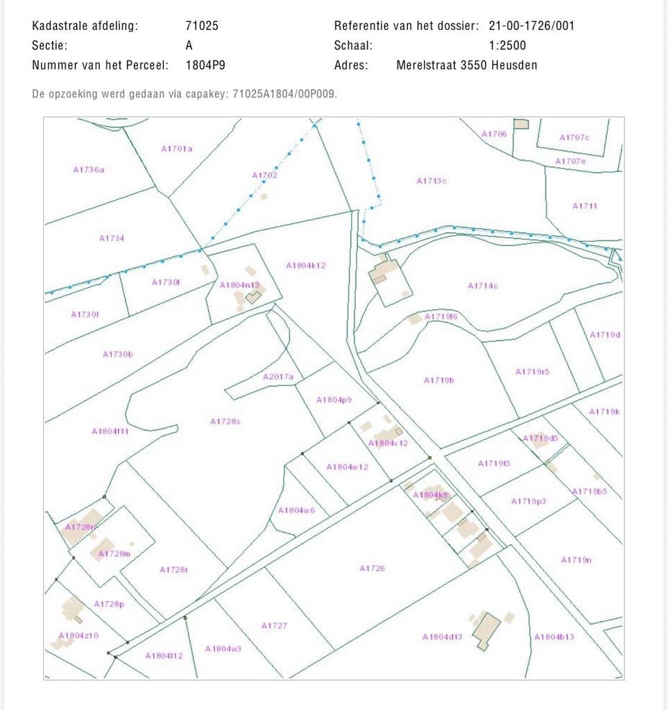Grond te koop Merelstraat Heusden Zolder 20,10 are, Ophalen