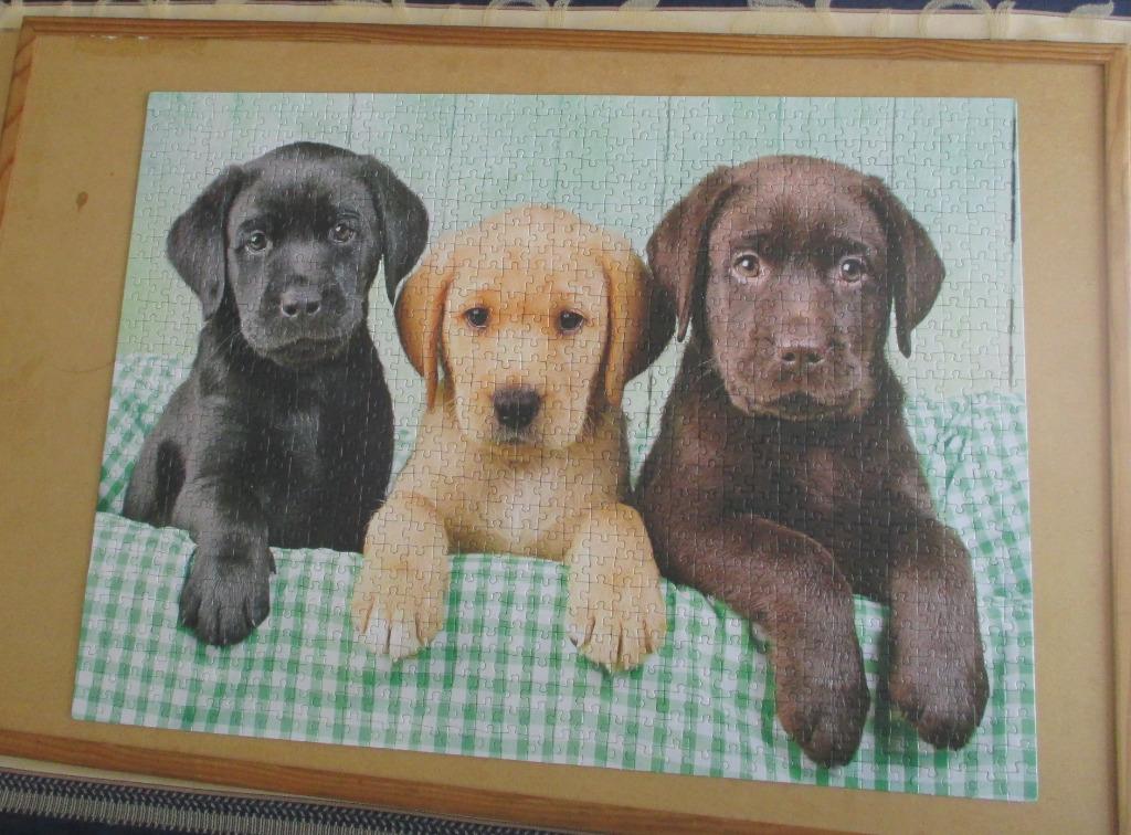 puzzel clementoni 1000 puppy, Enlèvement ou Envoi, 500 à 1500 pièces, Comme neuf, Puzzle