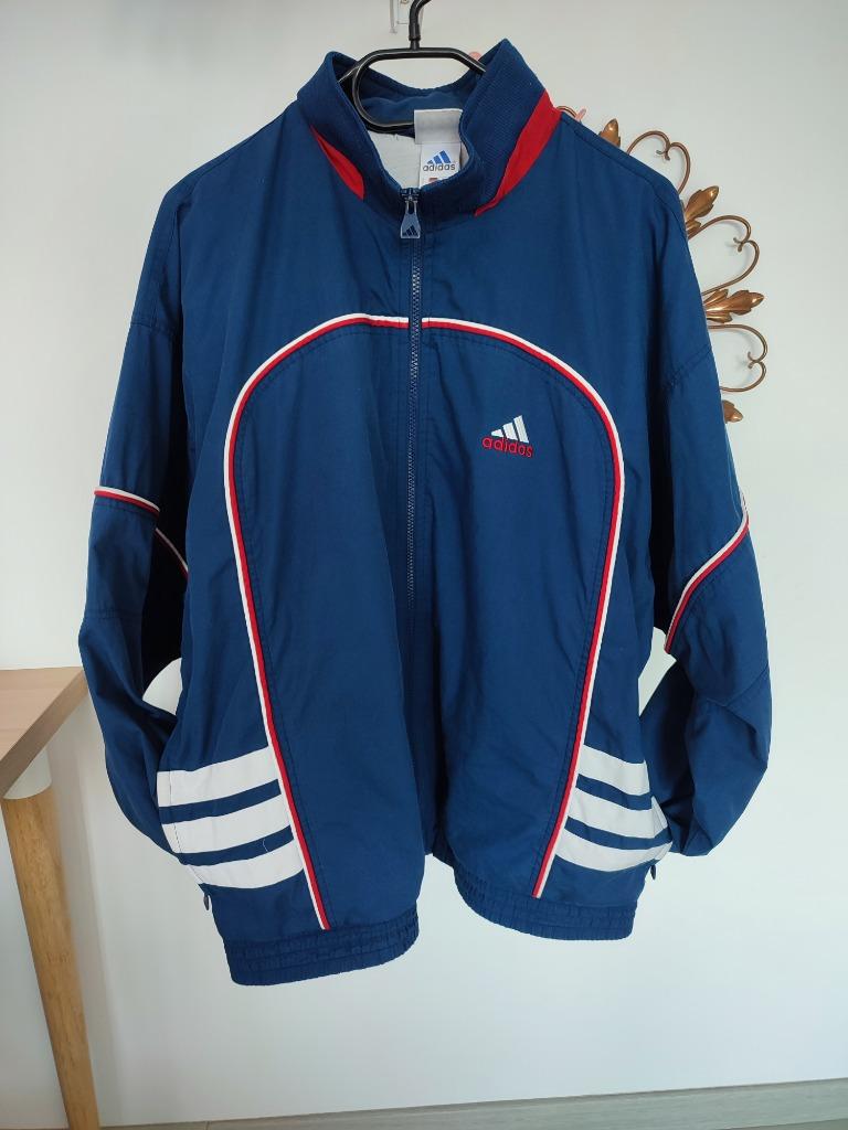 Vintage Adidas vest, Kleding | Heren, Maat 52/54 (L), Blauw, Ophalen of Verzenden, Adidas