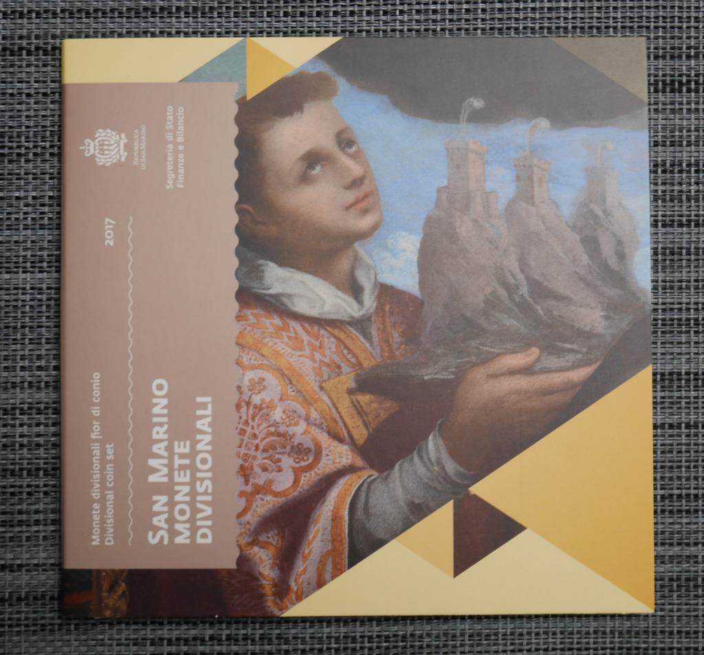 Serie 8 munten 1c/2euro San Marino 2017 BU FDC, Ophalen of Verzenden, San Marino, 2 euro, Setje