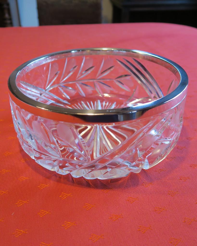 Coupe Saladier en cristal, Ophalen of Verzenden
