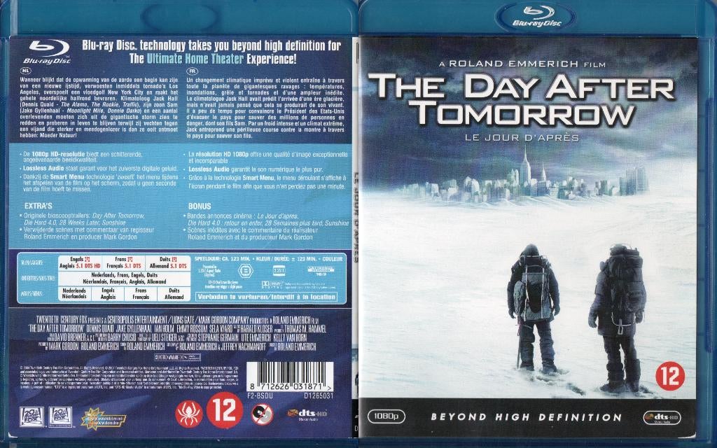le jour d’apres (the day after) (blu-ray) neuf, CD & DVD, Blu-ray, Enlèvement ou Envoi, Comme neuf, Action