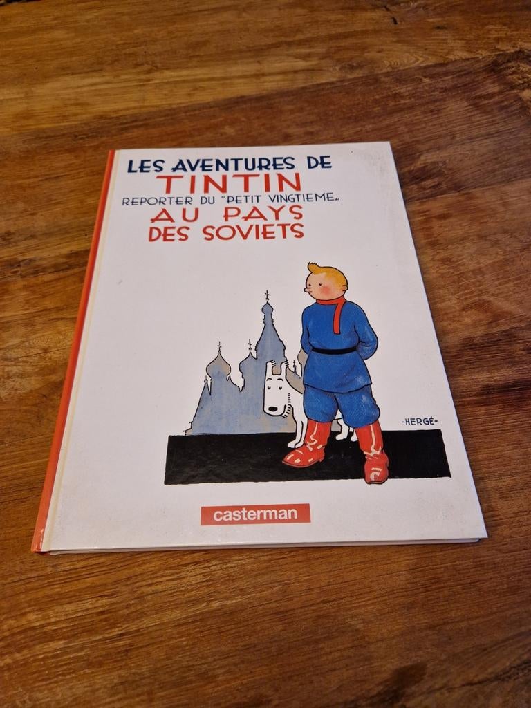 Stripverhaal kuifje Tin Tin au pays des Soviets, Ophalen of Verzenden, Zo goed als nieuw