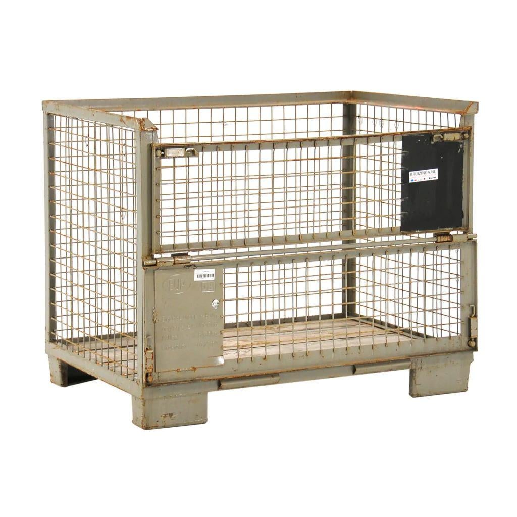 Gitterbox gaascontainer gebruikt met klep 80x120x97cm, Ophalen, Gitter, Support@gitter.be, Gitterlaan