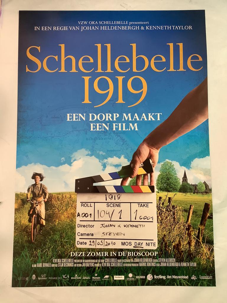 SCHELLEBELLE   FILMPOSTER   70-100 cm, Ophalen of Verzenden