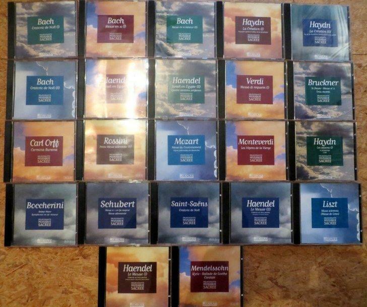 lot 22 cd classique "eblouissante musique sacree "  ed.atlas, Envoi, Autres types