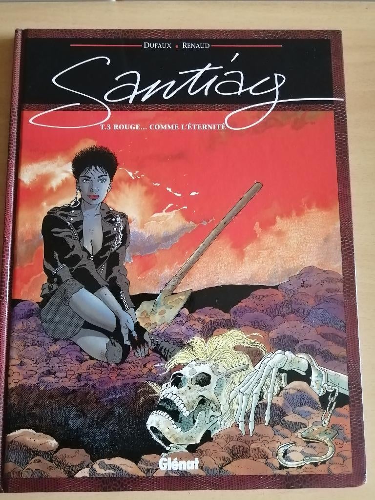 BD Santiag 3. Rouge... comme l'éternité E.O.1994, Une BD, Enlèvement ou Envoi