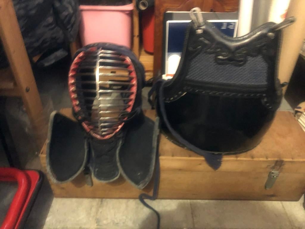 Kendo - Men - Do - Kote - tenugui (déballé et un neuf), Enlèvement, Porté, Bleu, Autres types