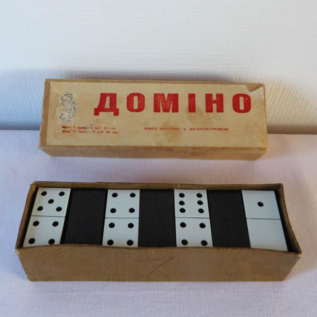 Vintage dominospel uit Oekraïne (1966), Enlèvement ou Envoi, Utilisé