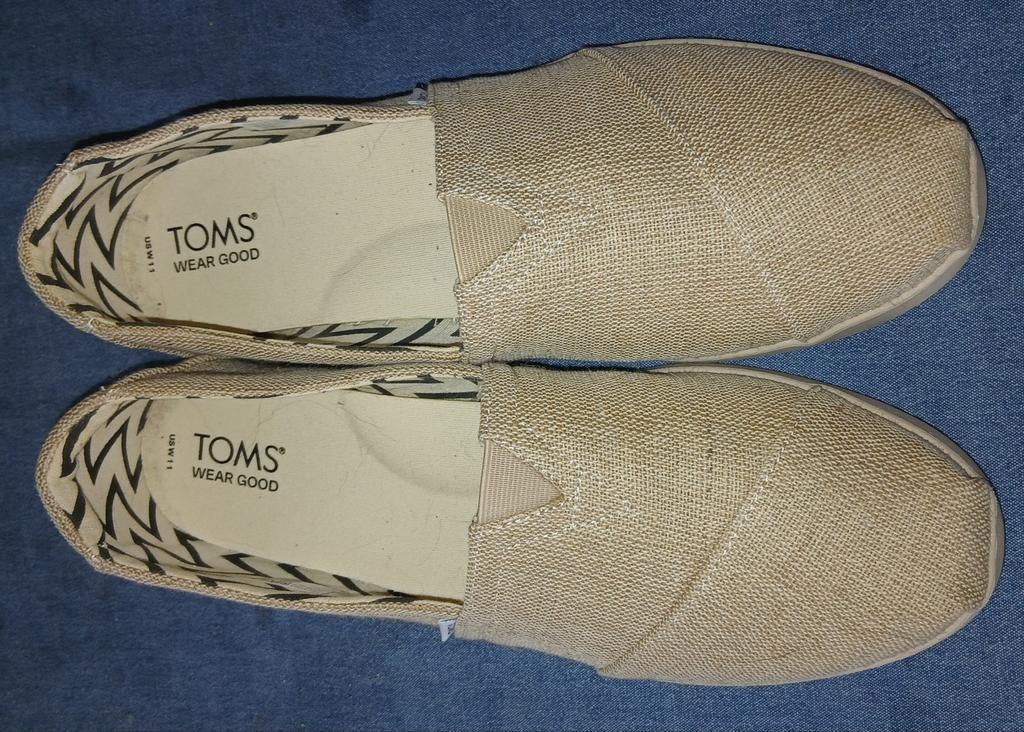 Espadrilles  TOMS, Espadrilles, Beige, Comme neuf, Enlèvement