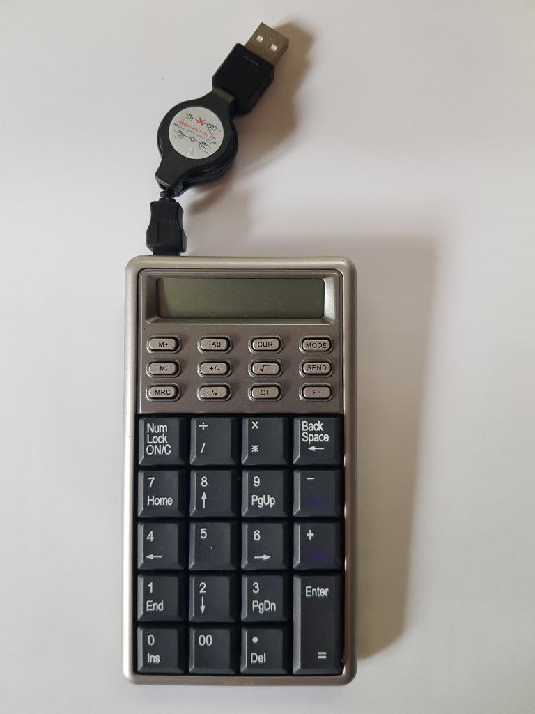 Numeriek toetsenbord om aan te sluiten op laptop, Informatique & Logiciels, Claviers, Numerique, Comme neuf, Enlèvement, Trust