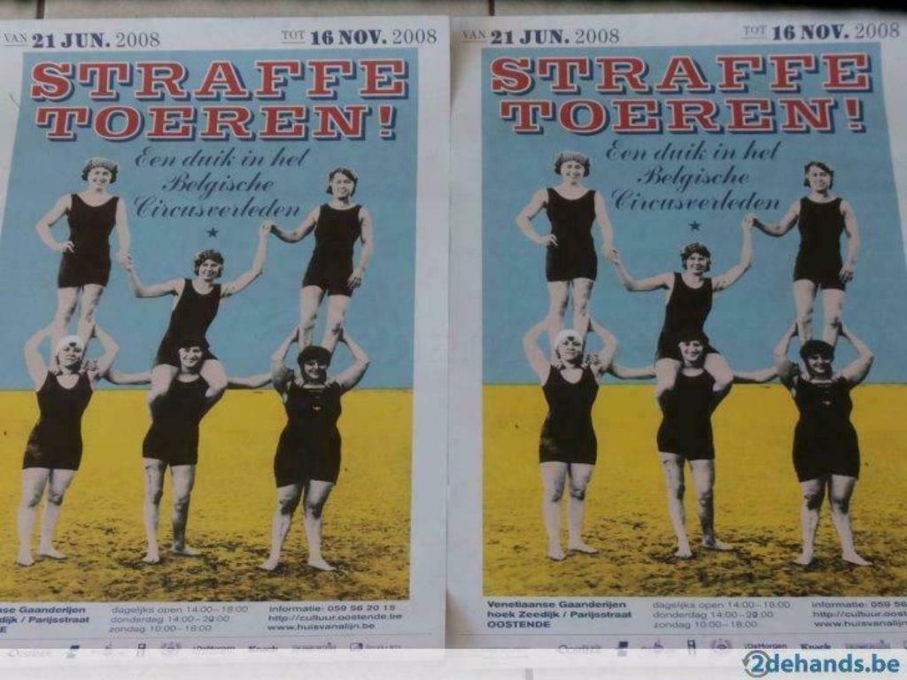 Straffe toeren.Een duik in het Belgische circusleven, Verzamelen, Ophalen of Verzenden, Nieuw