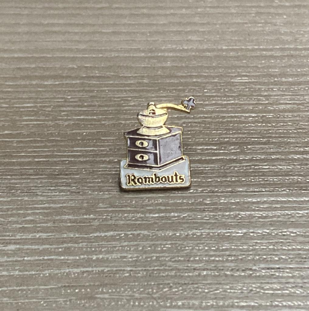 PIN - ROMBOUTS - KOFFIE - CAFE, Envoi, Utilisé, Marque, Insigne ou Pin's