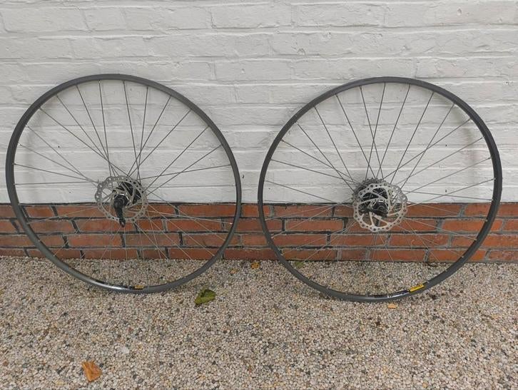 Cyclocross/race wielset voor tubes, Fietsen en Brommers, Fietsonderdelen, Ophalen, Zo goed als nieuw