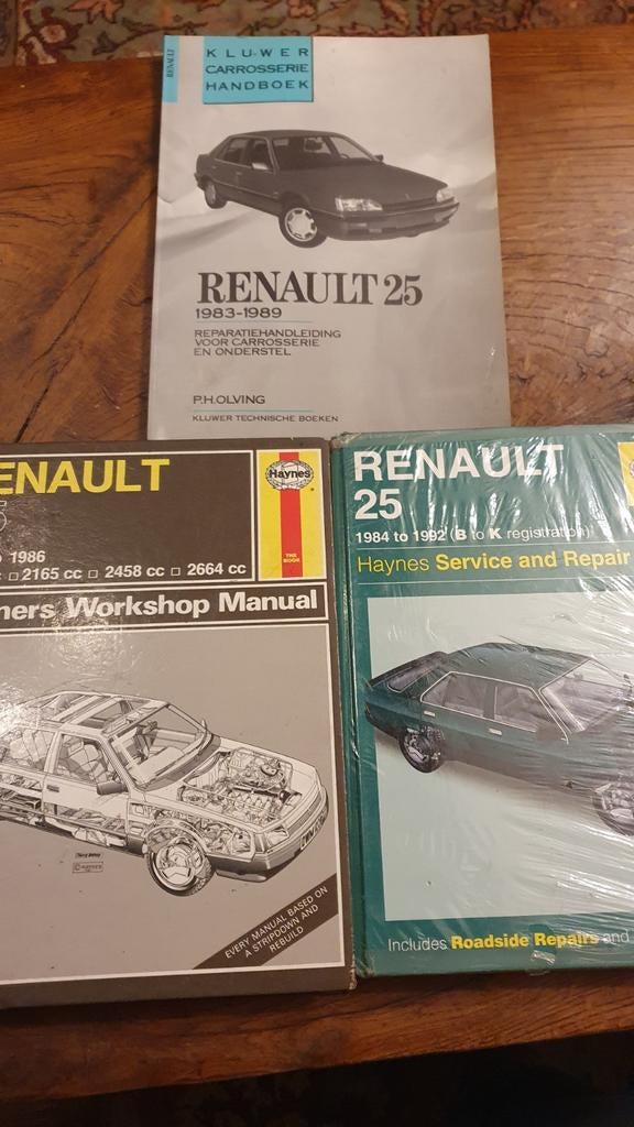 Haynes eng + Kluwer nl Renault 25, Ophalen