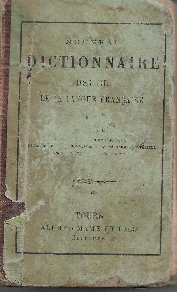 Nouveau dictionnaire usuel de la langue française - 1876, Enlèvement ou Envoi, A. Lesieur