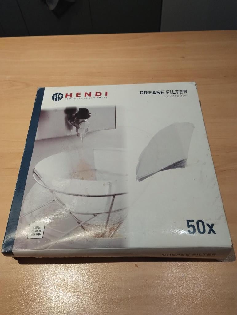 hendi vetfilters frituurolie, Ophalen of Verzenden, Gebruikt