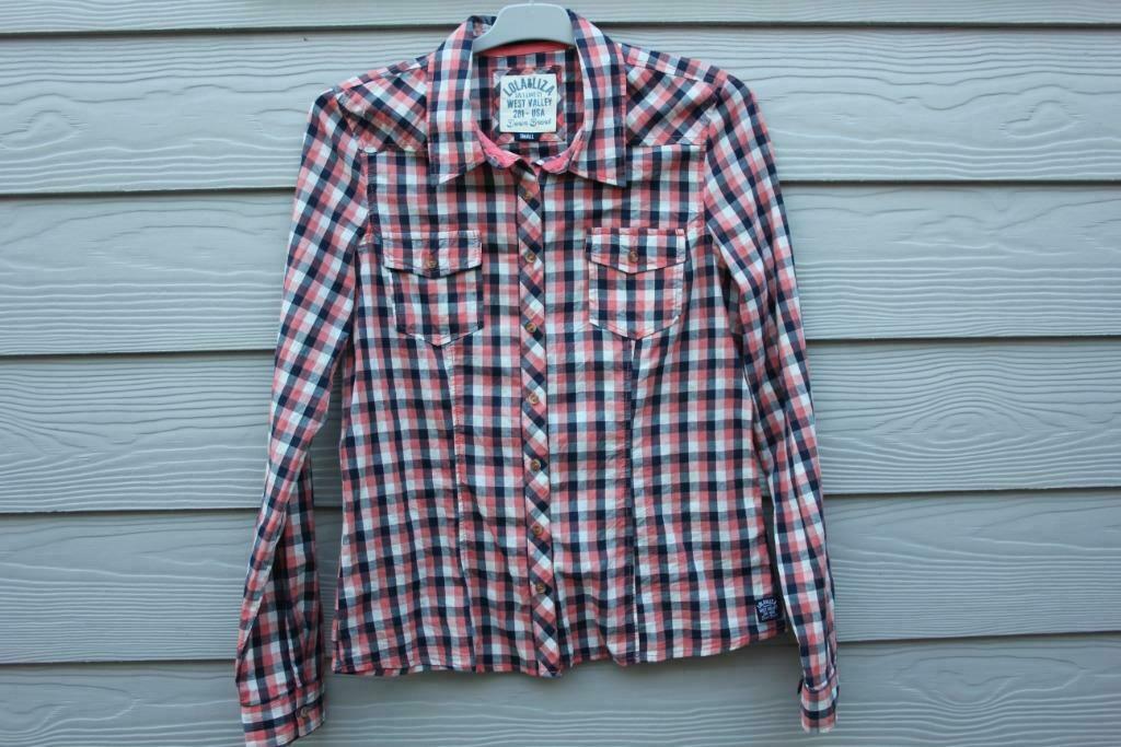 Chemisier à carreaux Lola (S), Enlèvement ou Envoi, Porté, Taille 36 (S)