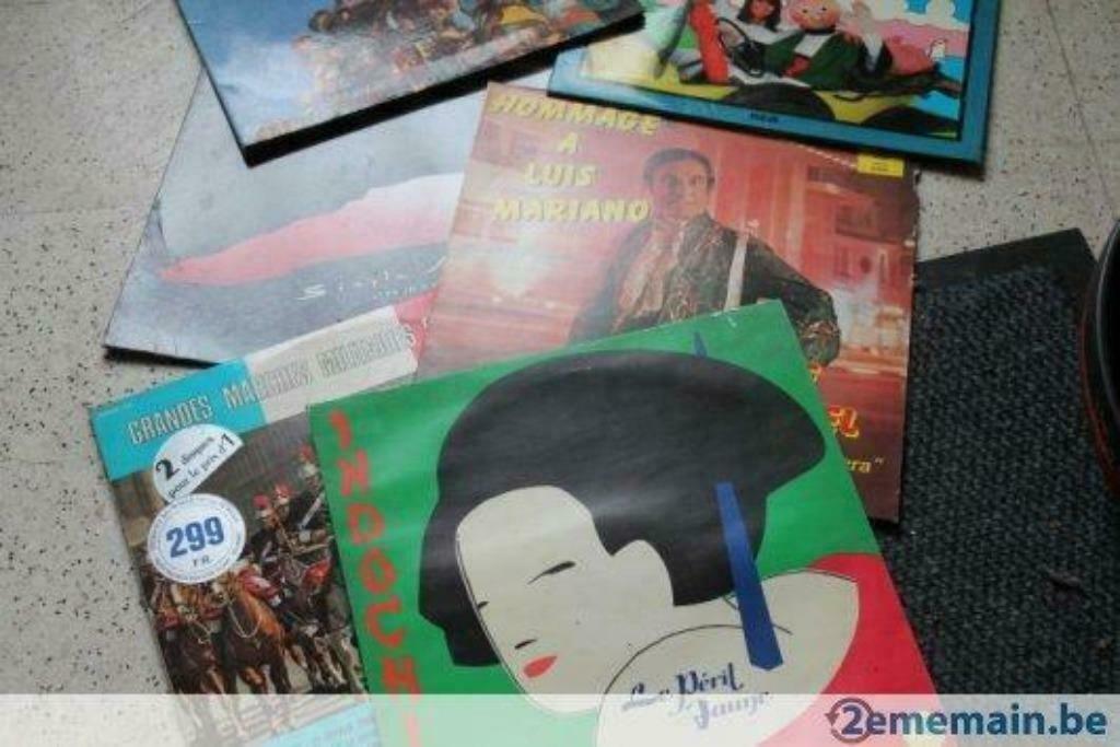 33 tours chansons françaises anglaises...., Ophalen