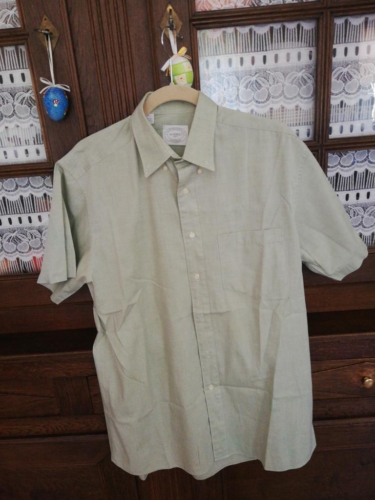 Chemise homme vert pâle. Du Vernet. Paris. Taille M., Kleding | Heren, Overhemden, Ophalen of Verzenden, Zo goed als nieuw, Groen