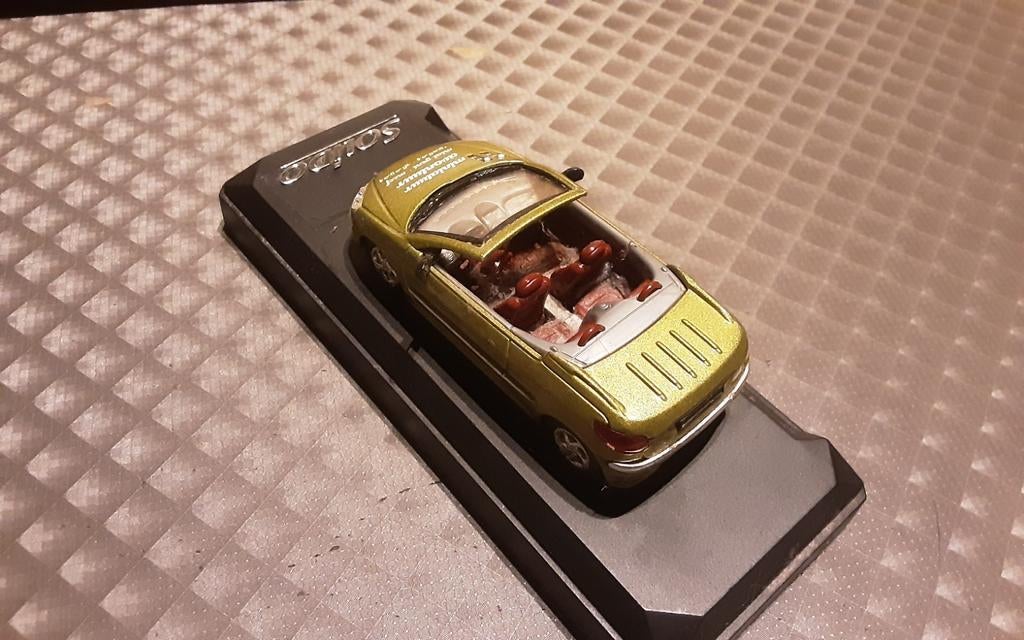 PEUGEOT 206 cc miniatuur, Ophalen of Verzenden, Zo goed als nieuw, Solido