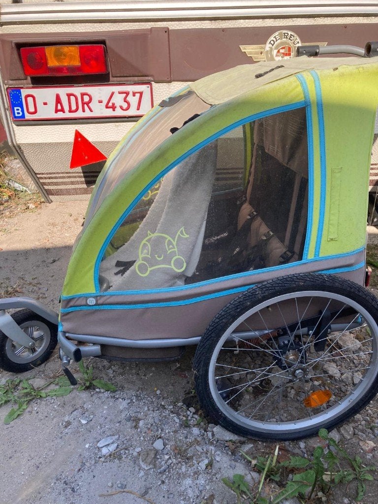 fiets kinderaanhanger, Enlèvement, Utilisé