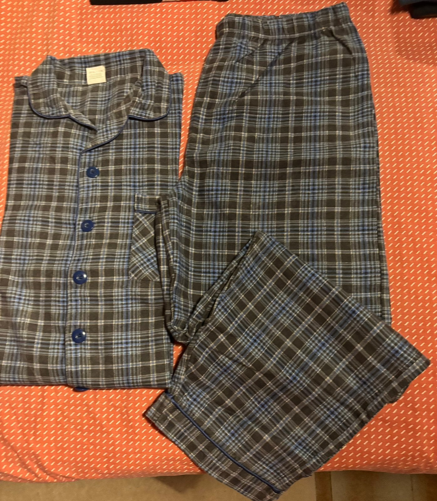 Flanellen heren pyjama XL, Kleding | Heren, Pyjama's, Ophalen of Verzenden, Gedragen, Maat 56/58 (XL)