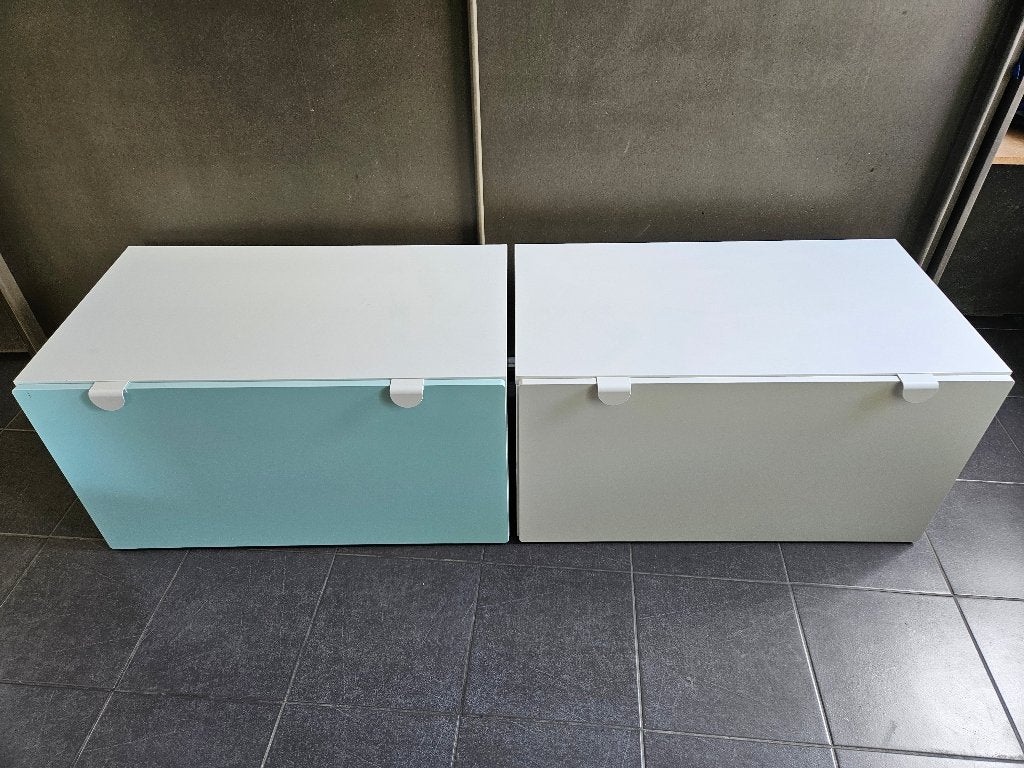 Twee Ikea Smastad kisten met lade, Gebruikt, 50 tot 70 cm, 75 tot 100 cm, Ophalen