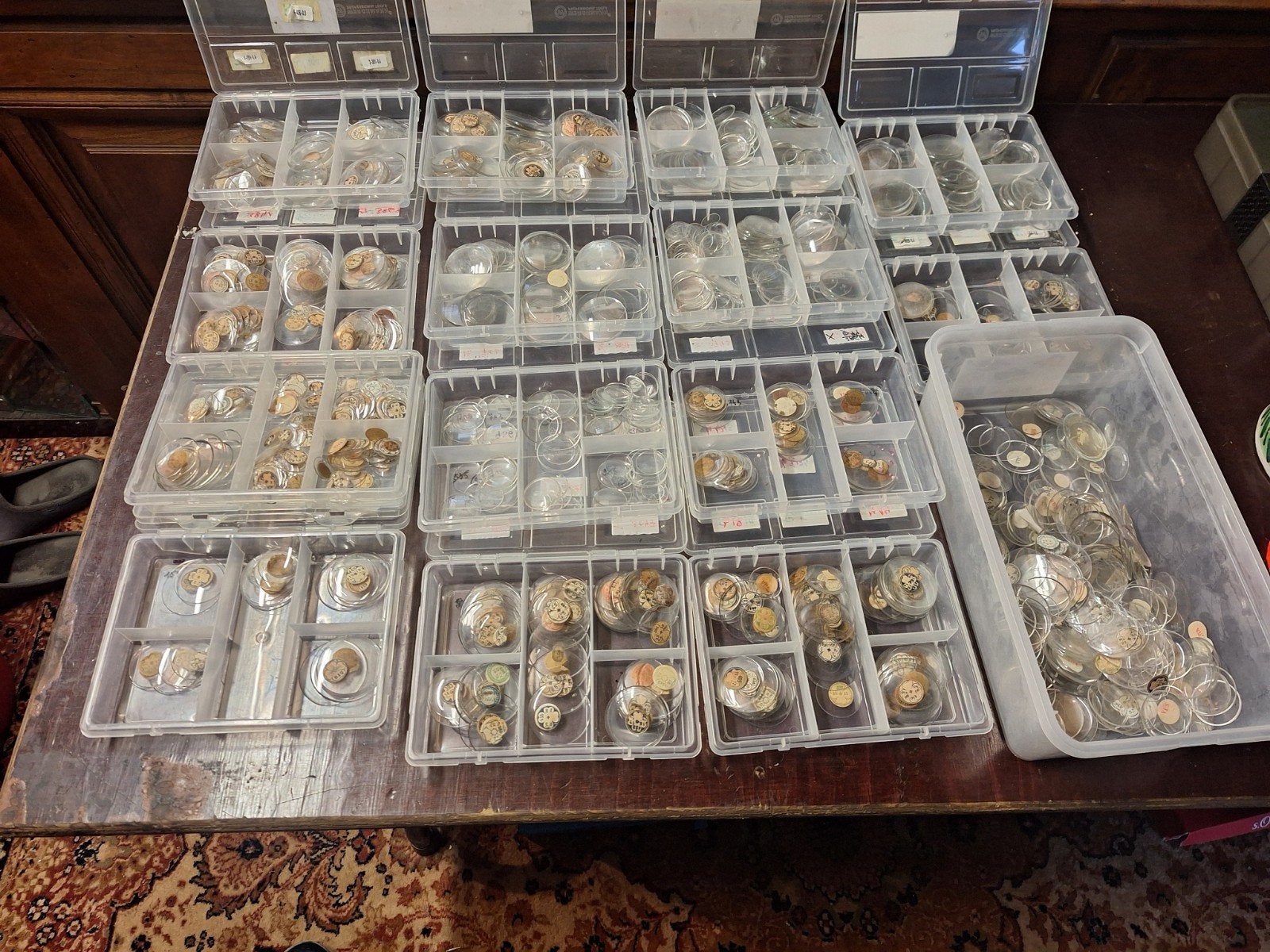 Lot Horlogerie - Gros Stock Verres Minéraux Anciens Neufs (T, Enlèvement ou Envoi