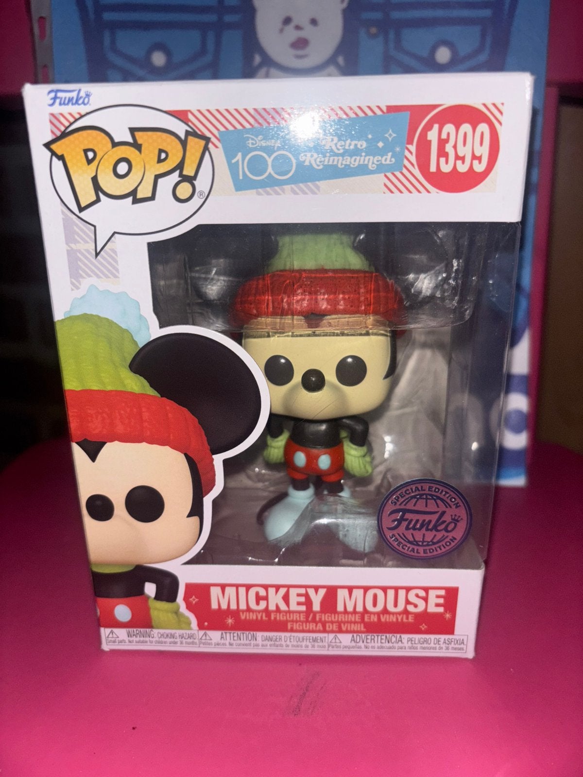 Funko Pop Mickey Mouse Disney 100 Retro opnieuw uitgevonden, Verzamelen, Ophalen of Verzenden, Zo goed als nieuw