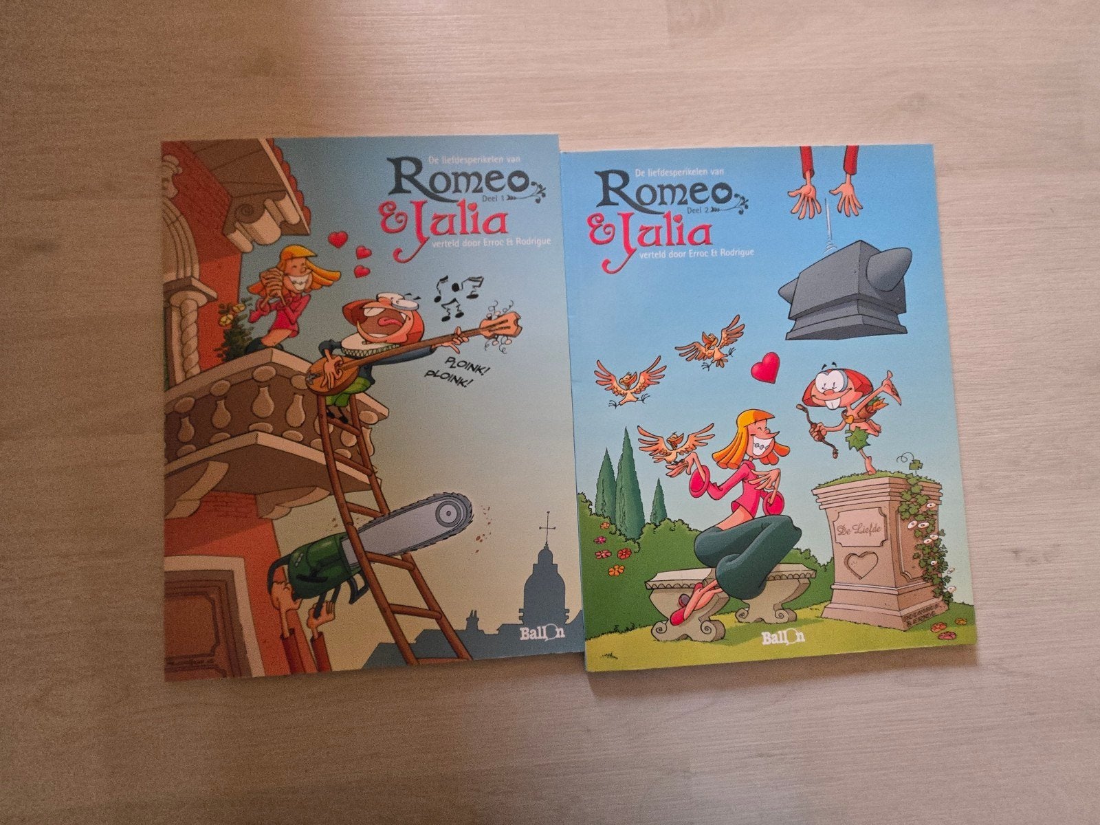 Romeo en Julia deel 1 en 2, Boeken, Complete serie of reeks, Ophalen of Verzenden, Zo goed als nieuw