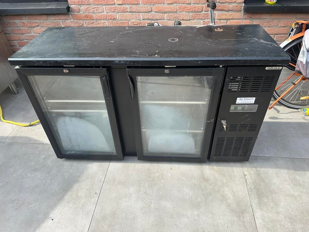 Professionele Werkbank Koelkast – Topcold – 2 Deurs, Ophalen, Gebruikt