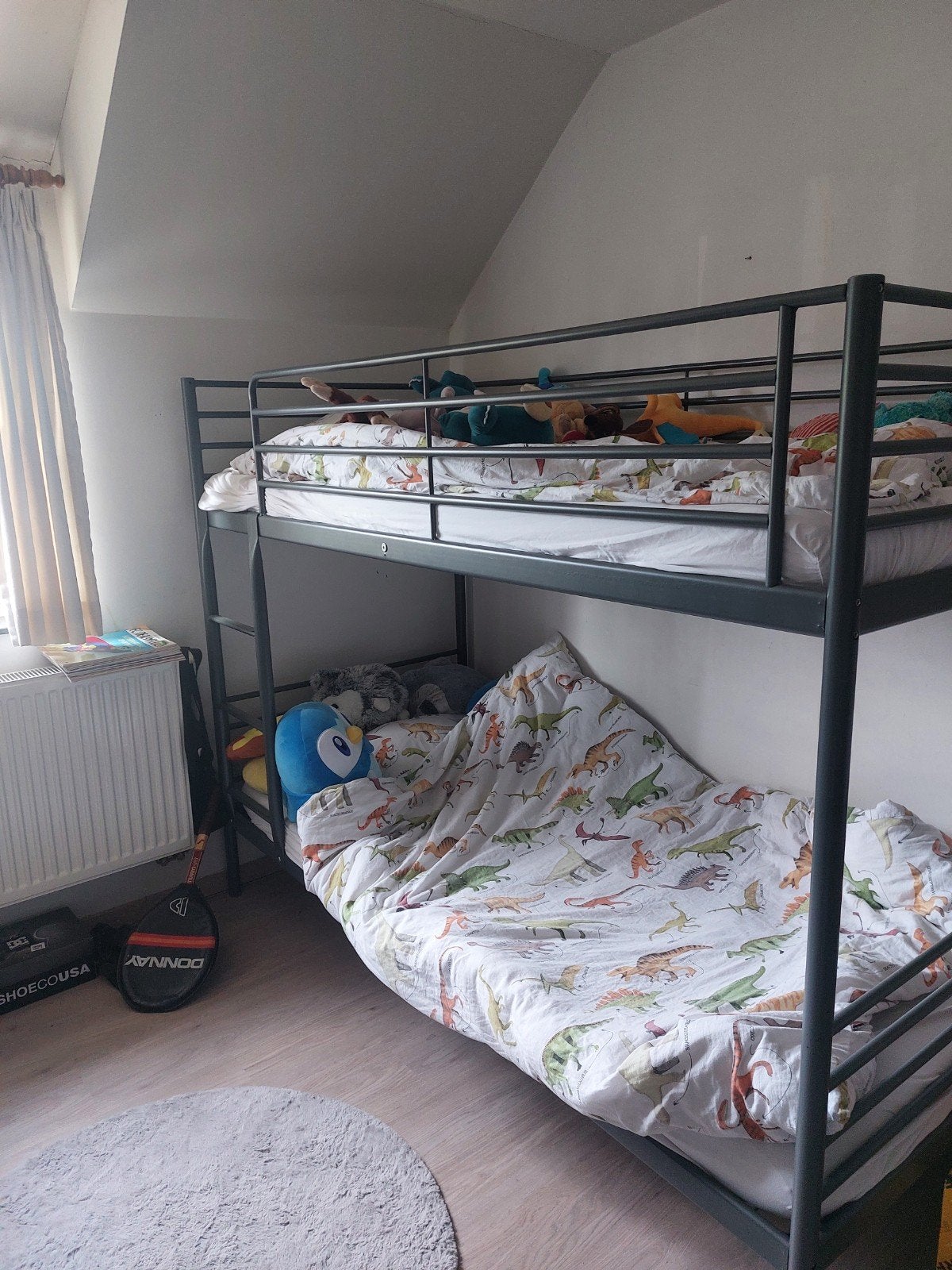 stapelbed met matrassen, Huis en Inrichting, Slaapkamer | Stapelbedden en Hoogslapers, Ophalen, Stapelbed
