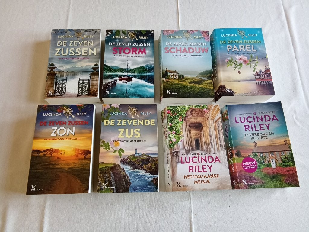 De zeven zussen 6 boeken plus twee extra van Lucinda Riley., Boeken, Ophalen of Verzenden, Zo goed als nieuw, Lucinda Riley