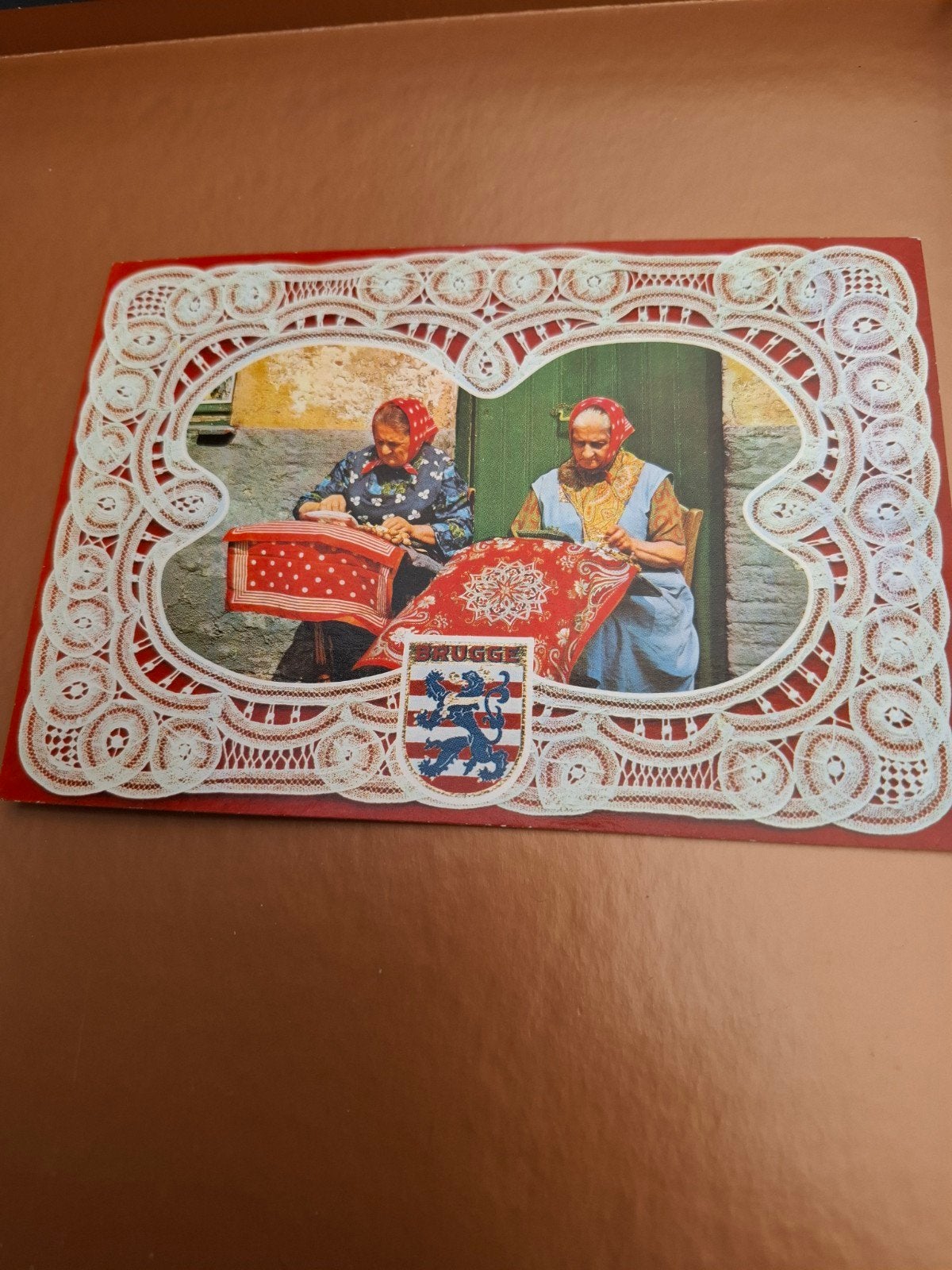 postkaart brugge kantwerksters, Verzamelen, Ophalen of Verzenden