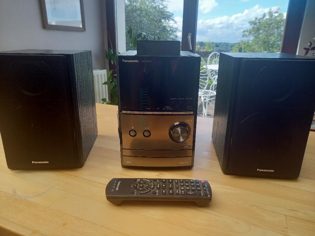 Chaîne stereo CD-Ipod-USB Panasonic, TV, Hi-fi & Vidéo, Chaîne Hi-fi, Autres marques, Micro chaîne, Enlèvement, Utilisé