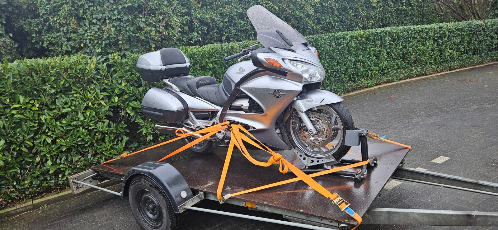 Platte aanhangwagen 750kg, Enlèvement, Utilisé